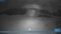 Archived image Webcam Chair Lift Lank in Bödele ski resort 23:00