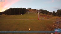 Archived image Webcam Chair Lift Lank in Bödele ski resort 06:00