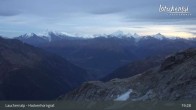 Archiv Foto Webcam Lauchernalp: Bergstation Gondelbahn Hockenhorngrat 18:00