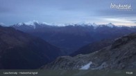 Archiv Foto Webcam Lauchernalp: Bergstation Gondelbahn Hockenhorngrat 20:00