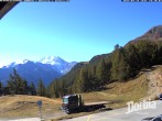 Archived image Webcam Restaurant at Moosalp 09:00