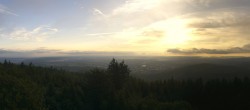 Archiv Foto Webcam Kickelhahn Turm - Blick über Ilmenau 06:00