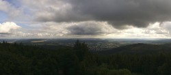 Archiv Foto Webcam Kickelhahn Turm - Blick über Ilmenau 09:00