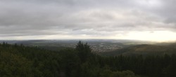 Archiv Foto Webcam Kickelhahn Turm - Blick über Ilmenau 07:00