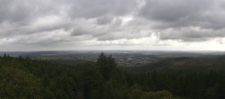 Archiv Foto Webcam Kickelhahn Turm - Blick über Ilmenau 09:00