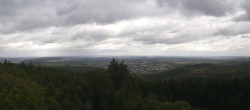 Archiv Foto Webcam Kickelhahn Turm - Blick über Ilmenau 13:00