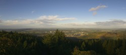 Archiv Foto Webcam Kickelhahn Turm - Blick über Ilmenau 17:00