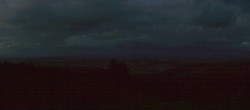 Archiv Foto Webcam Kickelhahn Turm - Blick über Ilmenau 19:00