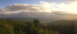 Archiv Foto Webcam Kickelhahn Turm - Blick über Ilmenau 07:00