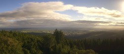 Archiv Foto Webcam Kickelhahn Turm - Blick über Ilmenau 08:00