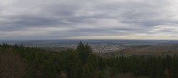 Archiv Foto Webcam Kickelhahn Turm - Blick über Ilmenau 11:00
