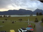 Archiv Foto Webcam Salenberghof: Blick auf Forggensee 05:00