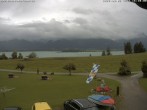 Archiv Foto Webcam Salenberghof: Blick auf Forggensee 15:00