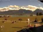 Archived image Webcam Salenberghof, Lake Forggensee 15:00