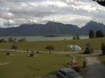 Archiv Foto Webcam Salenberghof: Blick auf Forggensee 15:00
