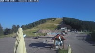 Archiv Foto Webcam Seibelseckle: Rasthütte und Blick auf die Piste 17:00
