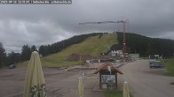 Archiv Foto Webcam Seibelseckle: Rasthütte und Blick auf die Piste 11:00