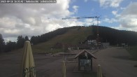 Archiv Foto Webcam Seibelseckle: Rasthütte und Blick auf die Piste 15:00