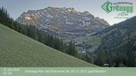 Archived image Webcam Grünegg Alm in Dienten 06:00