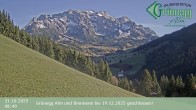 Archived image Webcam Grünegg Alm in Dienten 07:00