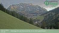 Archiv Foto Webcam Hochkönig Dienten: Grünegg Alm 06:00