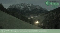 Archiv Foto Webcam Hochkönig Dienten: Grünegg Alm 21:00