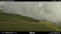 Archiv Foto Webcam Fassatal - Buffaure - rote Piste &#34;Valvacin B&#34; 17:00