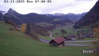 Archived image Webcam at Eschi-Boltigen 07:00