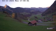Archived image Webcam at Eschi-Boltigen 17:00
