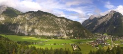 Archiv Foto Webcam Blick vom Muehlberg auf Scharnitz 11:00