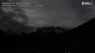 Archiv Foto Webcam Prägraten am Großvenediger: Blick auf Bichl und die Maurer Berge 23:00