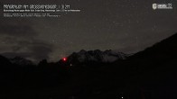 Archiv Foto Webcam Prägraten am Großvenediger: Blick auf Bichl und die Maurer Berge 01:00