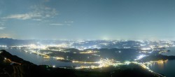 Archived image Webcam Rigi - Panoramic View 23:00