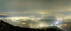 Archived image Webcam Rigi - Panoramic View 23:00