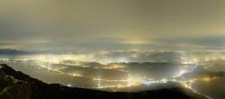 Archiv Foto Webcam Rigi-Kulm: Panorama vom Sendeturm 01:00