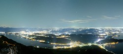 Archived image Webcam Rigi - Panoramic View 23:00