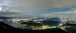 Archiv Foto Webcam Rigi-Kulm: Panorama vom Sendeturm 19:00