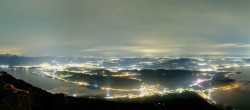 Archiv Foto Webcam Rigi-Kulm: Panorama vom Sendeturm 23:00