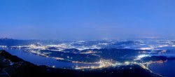 Archiv Foto Webcam Rigi-Kulm: Panorama vom Sendeturm 01:00