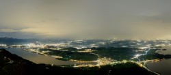 Archiv Foto Webcam Rigi-Kulm: Panorama vom Sendeturm 19:00