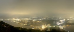 Archiv Foto Webcam Rigi-Kulm: Panorama vom Sendeturm 23:00