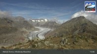 Archiv Foto Webcam Aletsch Arena: Riederalp Moosfluh 12:00