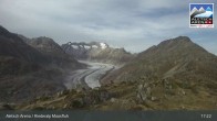 Archiv Foto Webcam Aletsch Arena: Riederalp Moosfluh 16:00