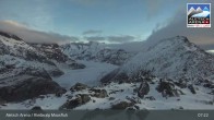 Archiv Foto Webcam Aletsch Arena: Riederalp Moosfluh 06:00