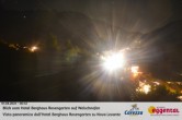 Archived image Webcam Hotel Berghaus Rosengarten: View Welschnofen 23:00