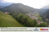 Archiv Foto Webcam Berghaus Rosengarten: Blick auf Welschnofen 06:00