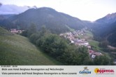 Archiv Foto Webcam Berghaus Rosengarten: Blick auf Welschnofen 19:00
