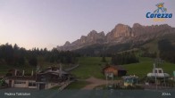 Archived image Webcam Carezza: Paolina Base Station 21:00
