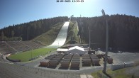 Archived image Webcam Ski Jumping Venue at Vogtland Arena 13:00
