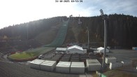 Archived image Webcam Ski Jumping Venue at Vogtland Arena 09:00